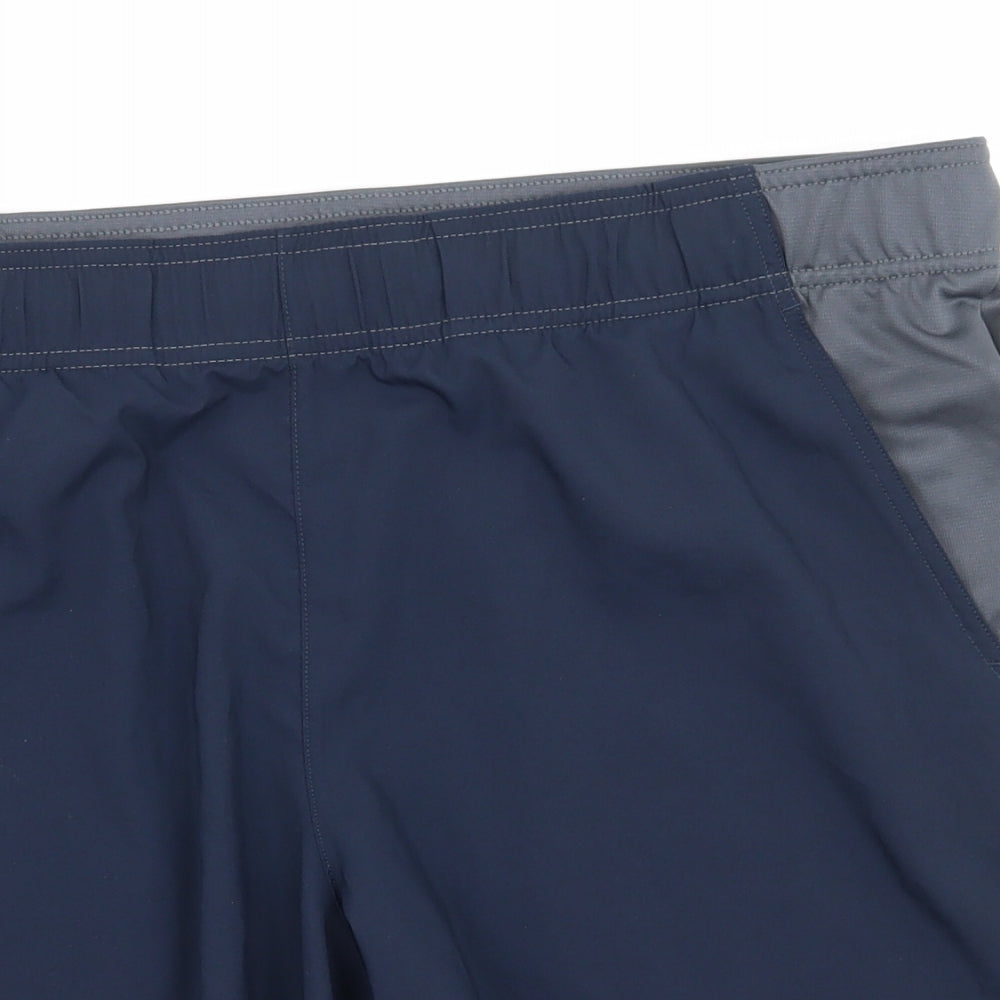 The North Face Mens Blue   Sweat Shorts Size L