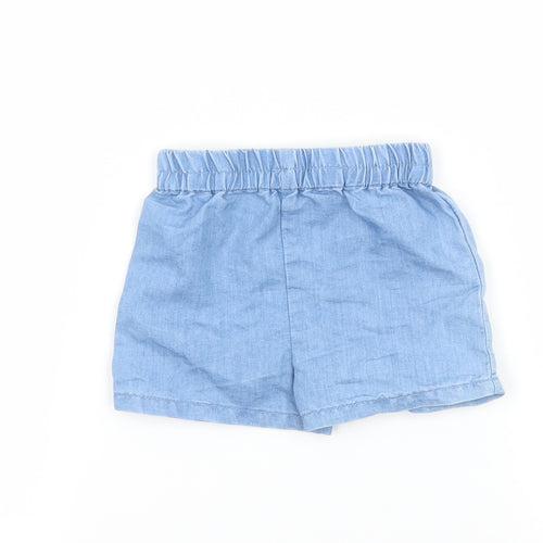 M&Co Baby Blue   Cropped Trousers Size 3-6 Months