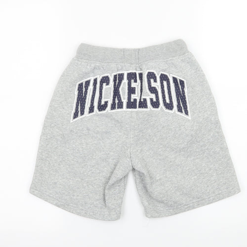 Nickelson Boys Grey  Jersey Sweat Shorts Size 10-11 Years