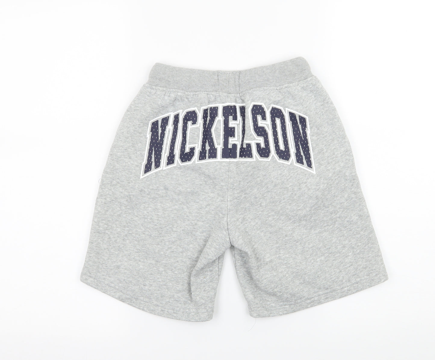 Nickelson Boys Grey  Jersey Sweat Shorts Size 10-11 Years