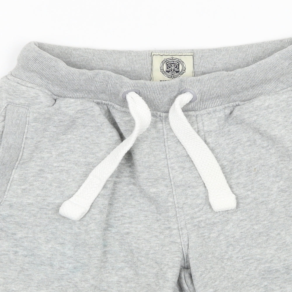Nickelson Boys Grey  Jersey Sweat Shorts Size 10-11 Years