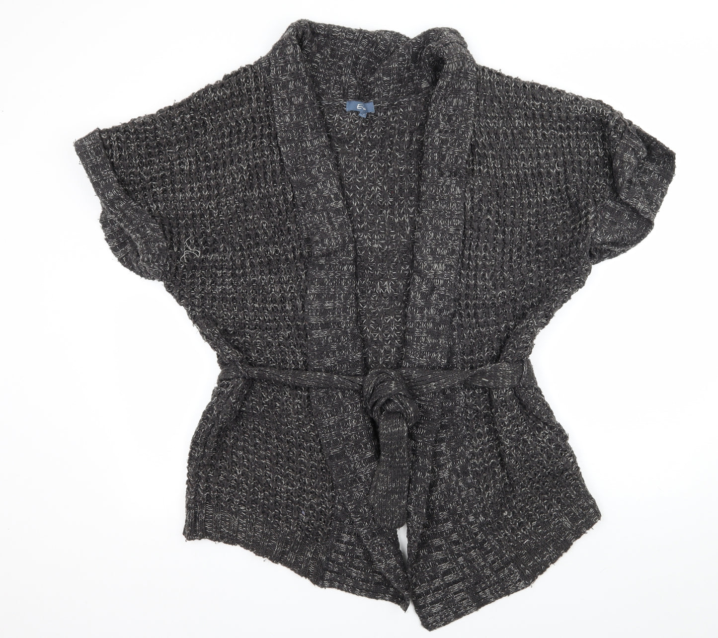 Evie Womens Grey  Knit Cardigan Jumper Size 12