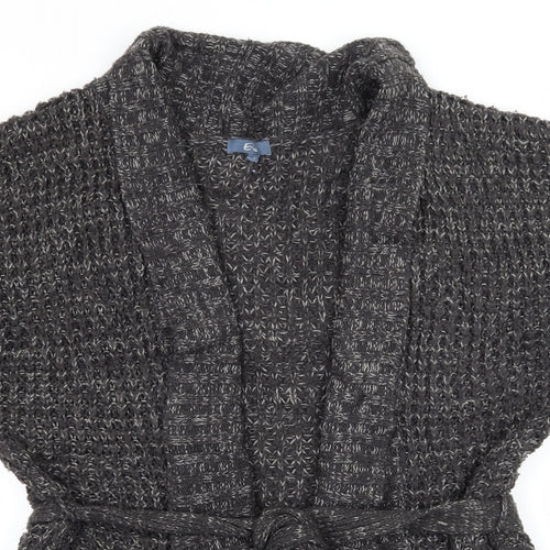 Evie Womens Grey  Knit Cardigan Jumper Size 12