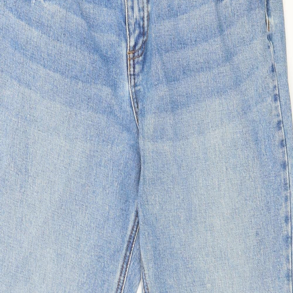 TU Womens Black  Denim Straight Jeans Size 10 L26 in