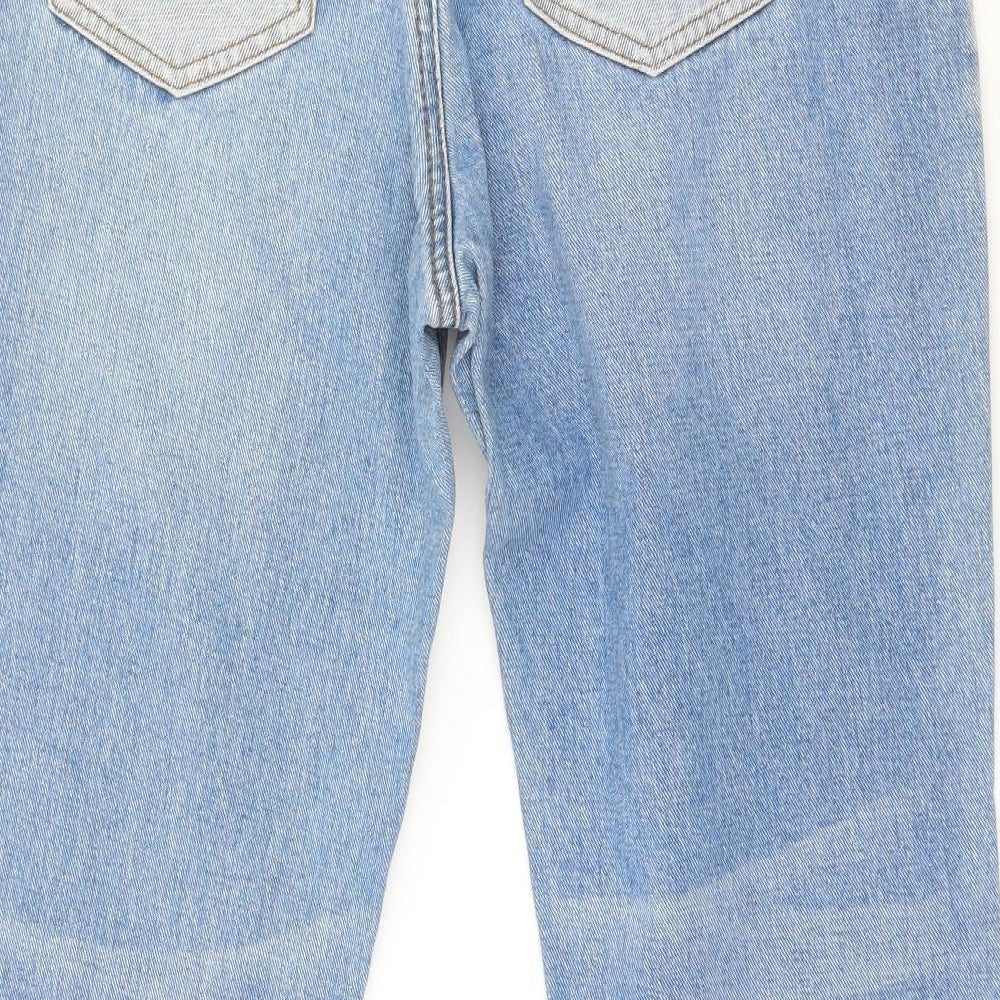 TU Womens Black  Denim Straight Jeans Size 10 L26 in