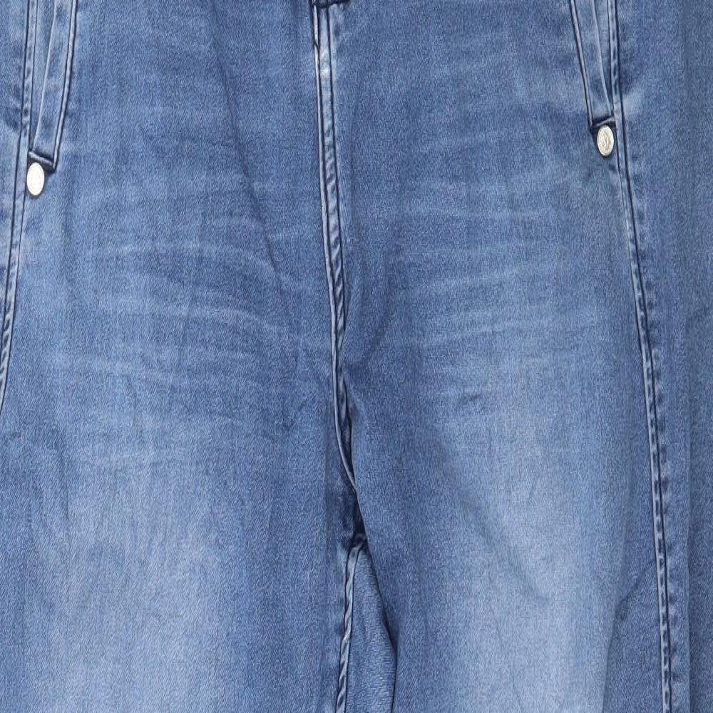 Preworn Womens Blue  Denim Skinny Jeans Size 34 in L31 in
