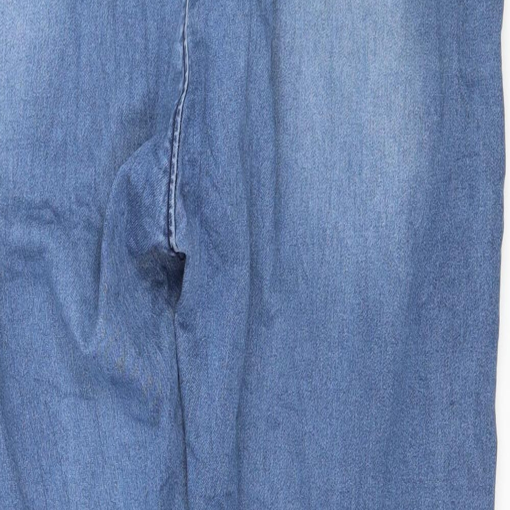 Preworn Womens Blue  Denim Skinny Jeans Size 34 in L31 in