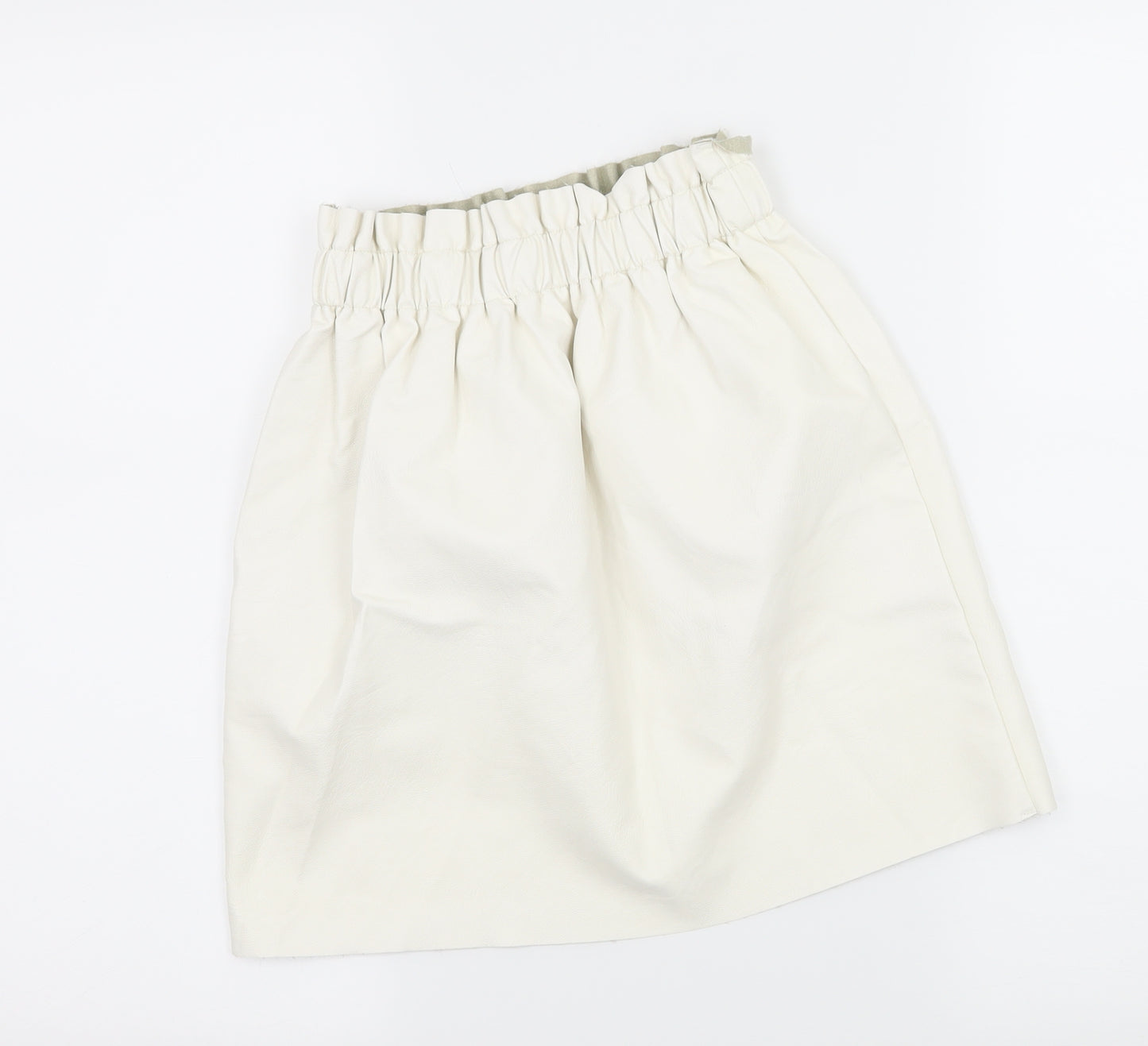 Missguided Womens Ivory   A-Line Skirt Size 6