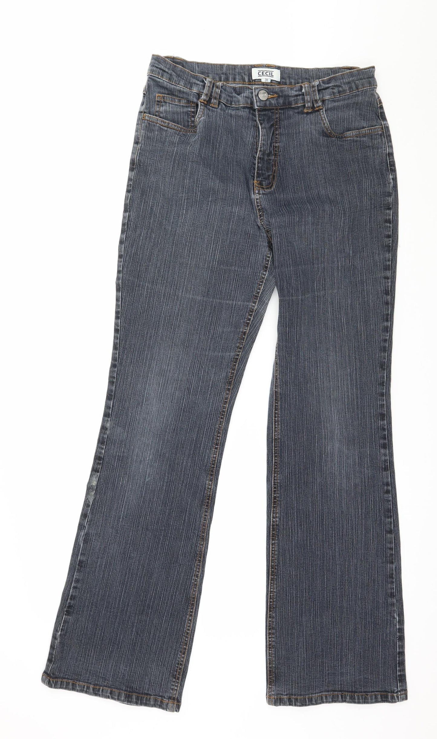 Cecil Womens Blue  Denim Bootcut Jeans Size 31 in L31 in