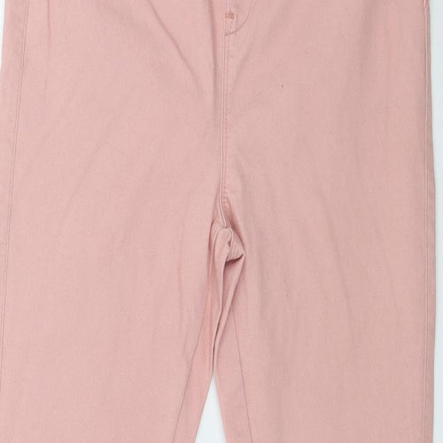 Denim & Co. Womens Pink  Denim Jegging Jeans Size 10 L29 in