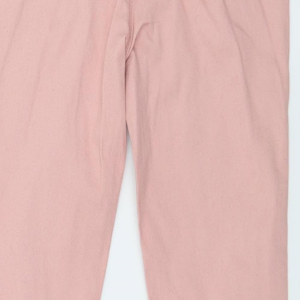Denim & Co. Womens Pink  Denim Jegging Jeans Size 10 L29 in