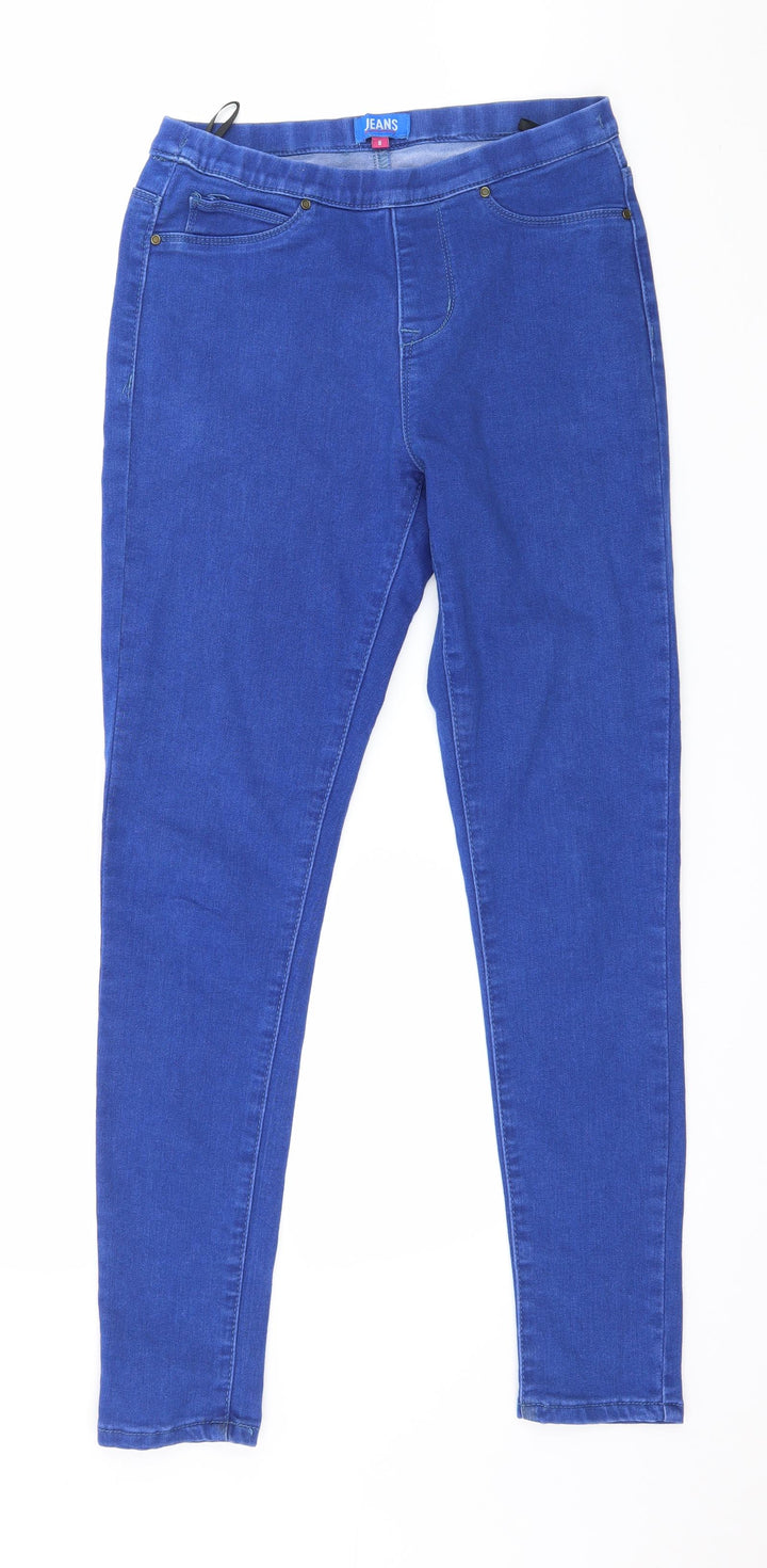 Jeans Womens Blue Denim Skinny Jeans Size 8 L28 in