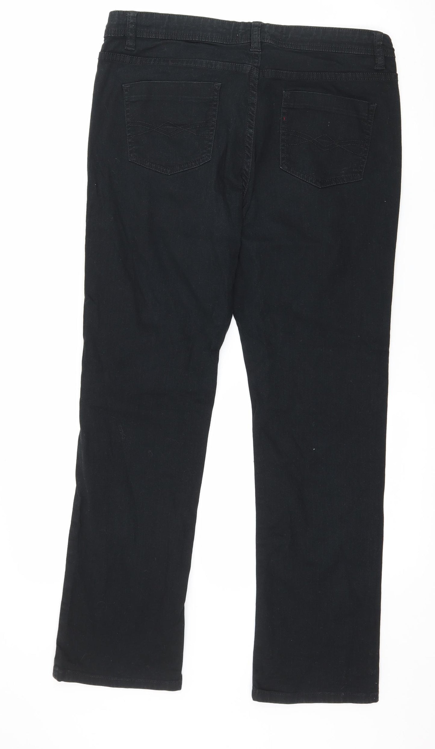 Papaya Womens Blue  Denim Straight Jeans Size 14 L28 in
