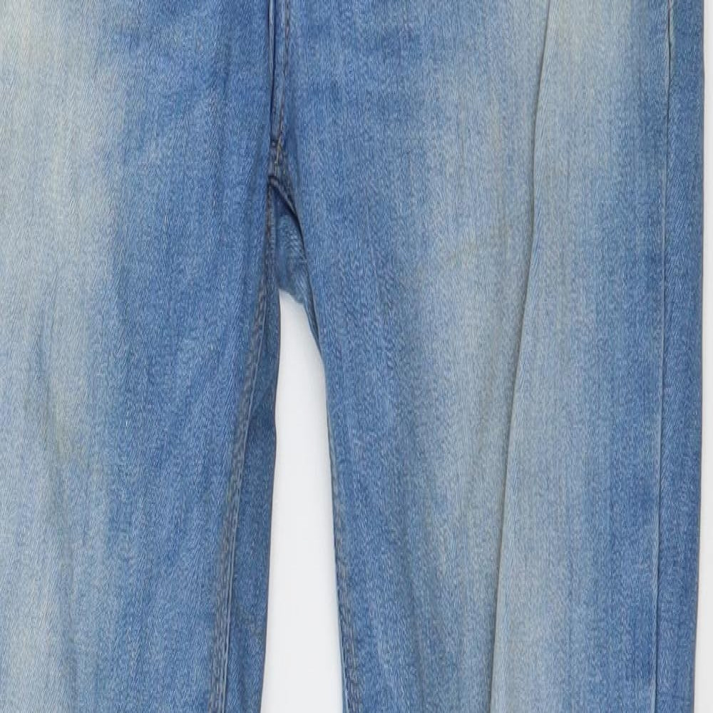 Mango Womens Blue  Denim Skinny Jeans Size 8 L29 in