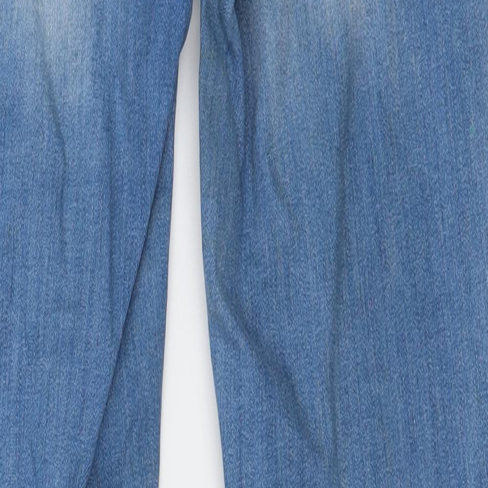 Mango Womens Blue  Denim Skinny Jeans Size 8 L29 in