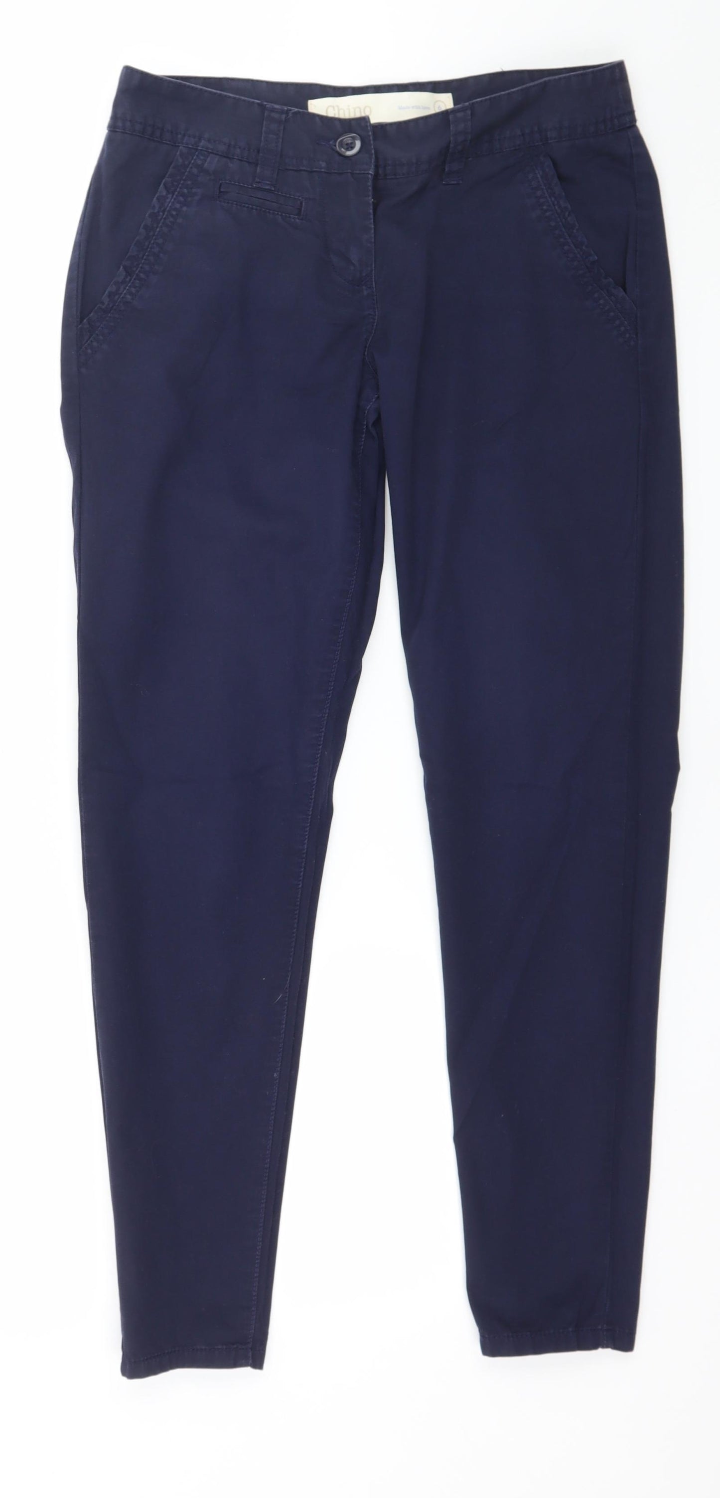 NEXT Womens Blue   Trousers  Size 6 L27 in