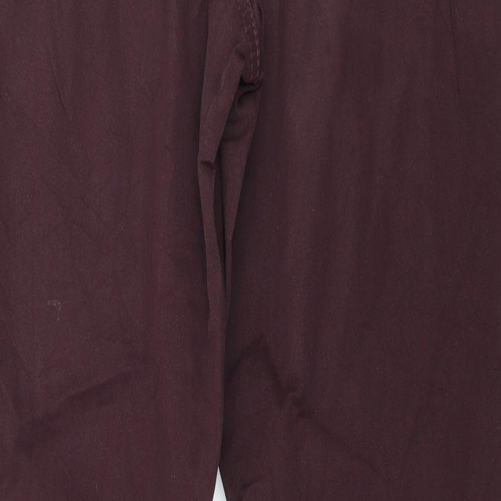 Angels Womens Purple  Denim Straight Jeans Size 8 L30 in