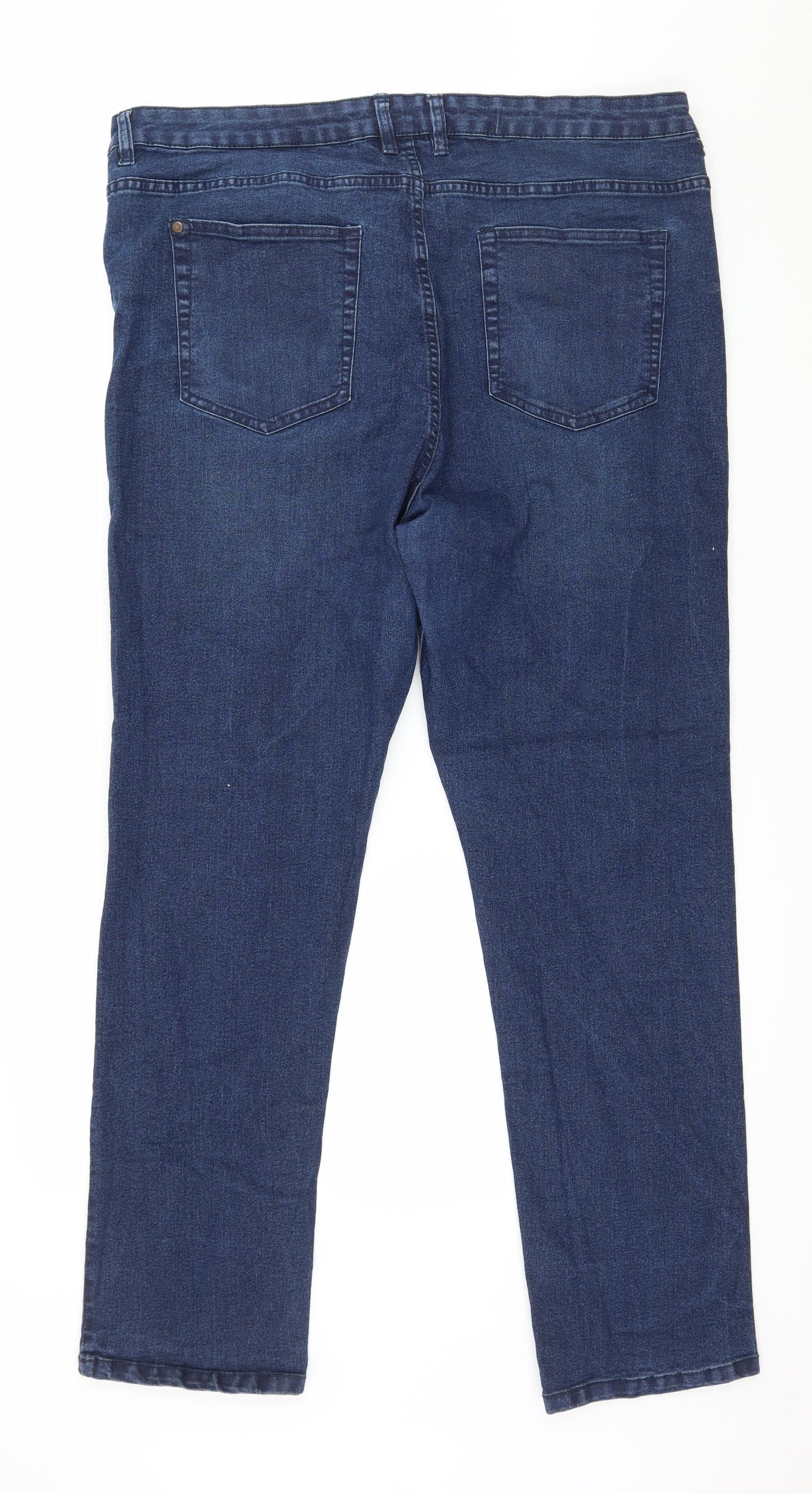 ESMARA Womens Blue  Denim Straight Jeans Size 26 L20 in