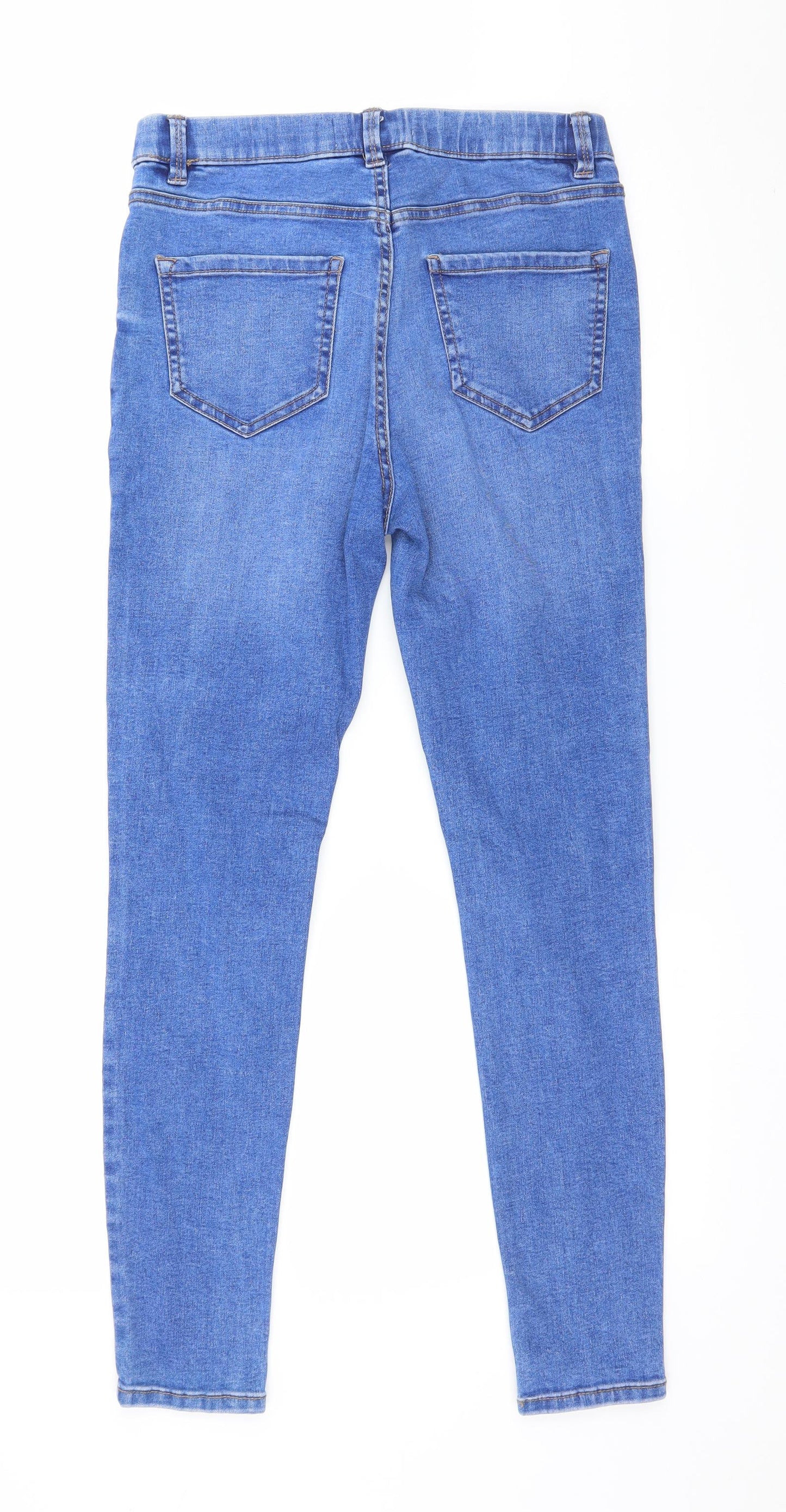New Look Womens Blue  Denim Jegging Jeans Size 10 L27 in