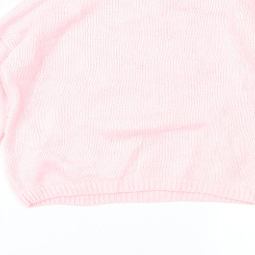 Matalan Girls Pink   Pullover Jumper Size 5 Years