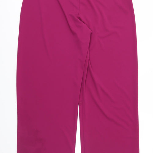 Kaleidoscope Womens Purple   Trousers  Size 12 L28 in