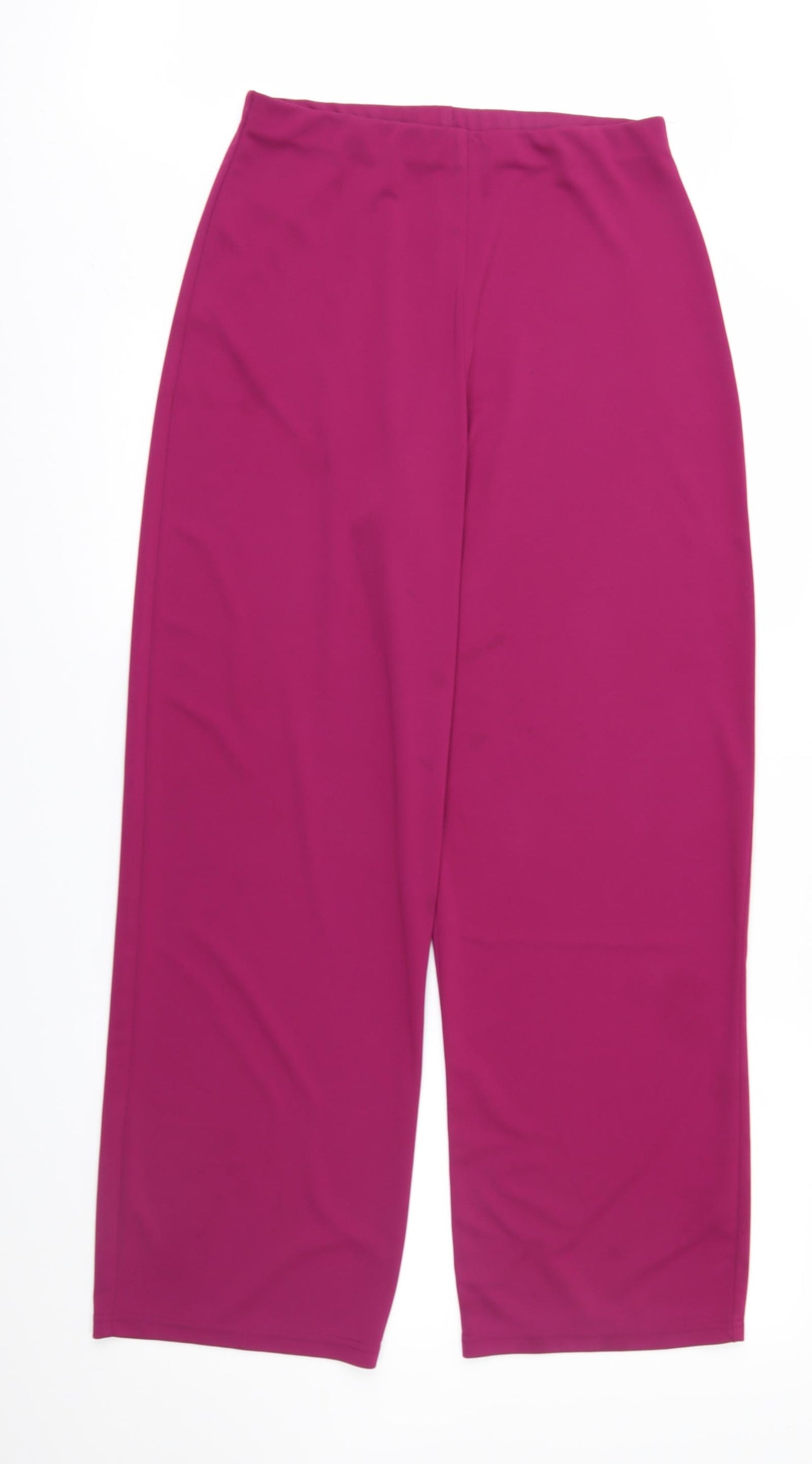 Kaleidoscope Womens Purple   Trousers  Size 12 L28 in