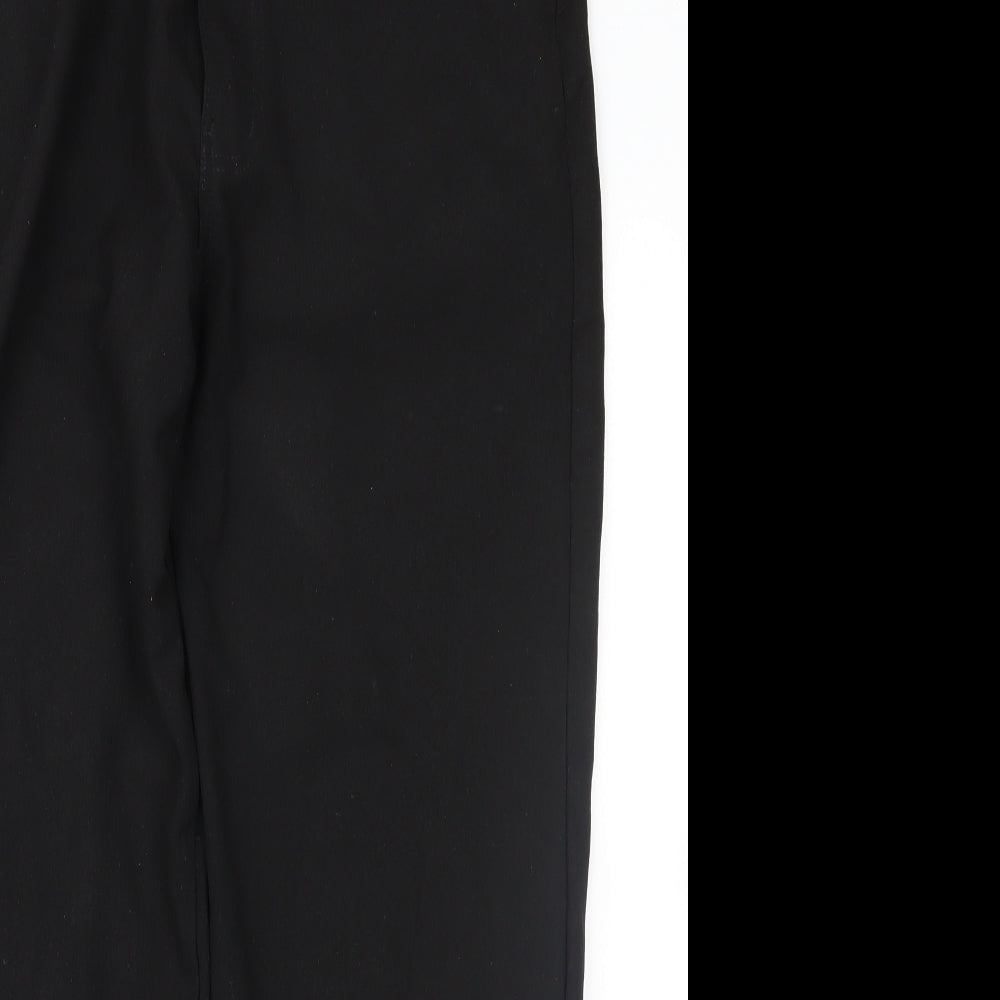 Fume Mens Black   Trousers  Size 36 in L28 in