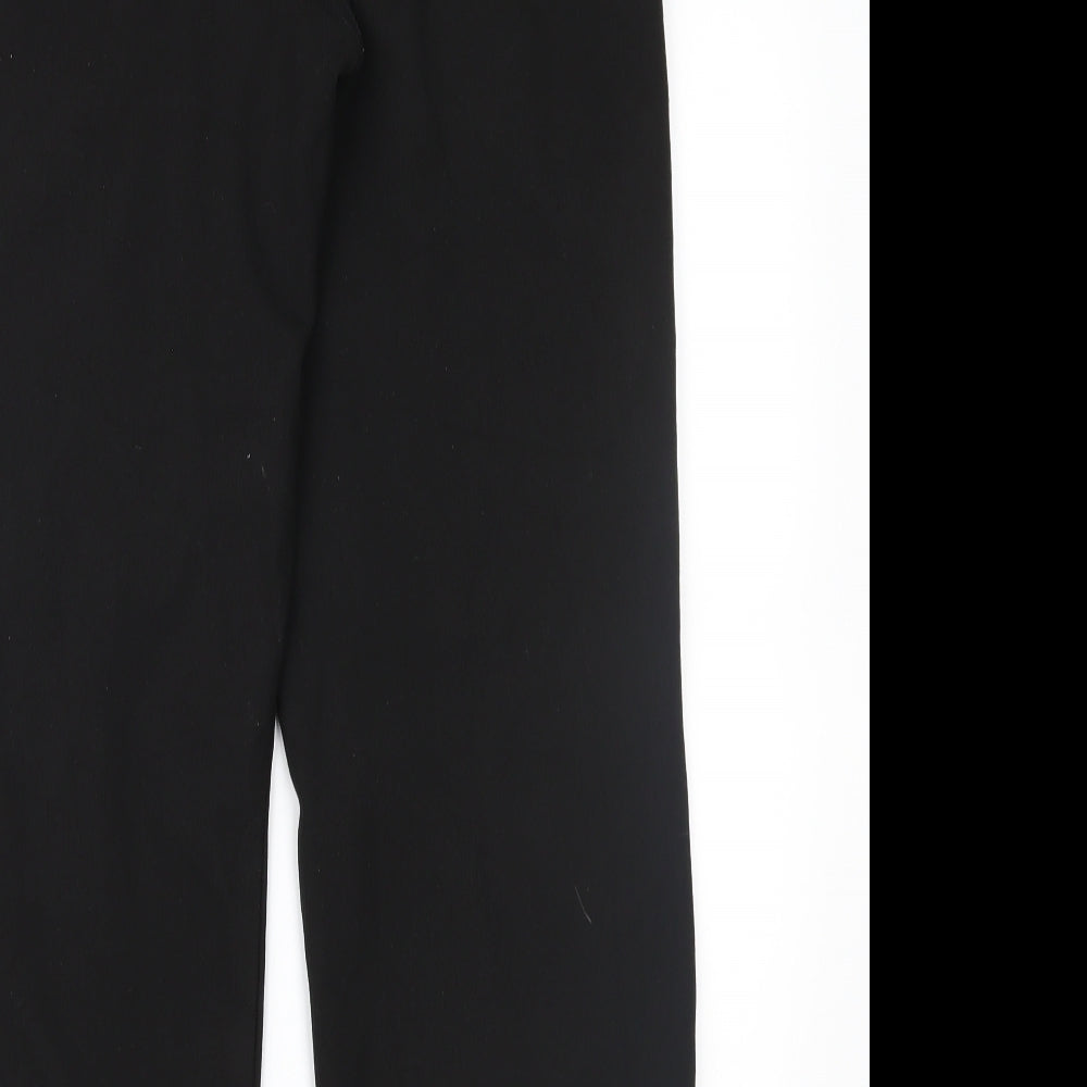 Fume Mens Black   Trousers  Size 36 in L28 in