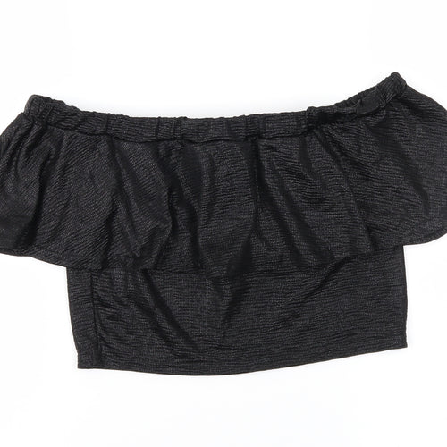Lipsy Womens Black   Basic Blouse Size 10
