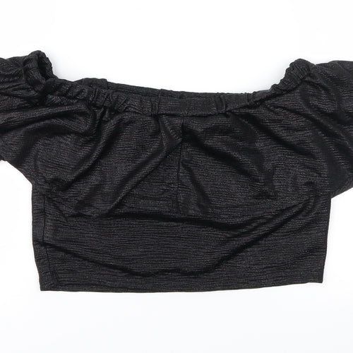 Lipsy Womens Black   Basic Blouse Size 10