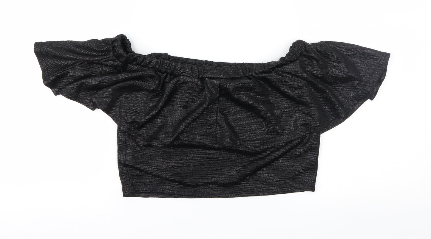 Lipsy Womens Black   Basic Blouse Size 10