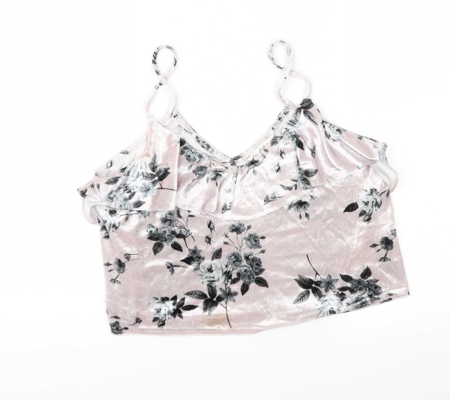 Miss Selfridge Womens Pink Floral  Camisole Blouse Size 10