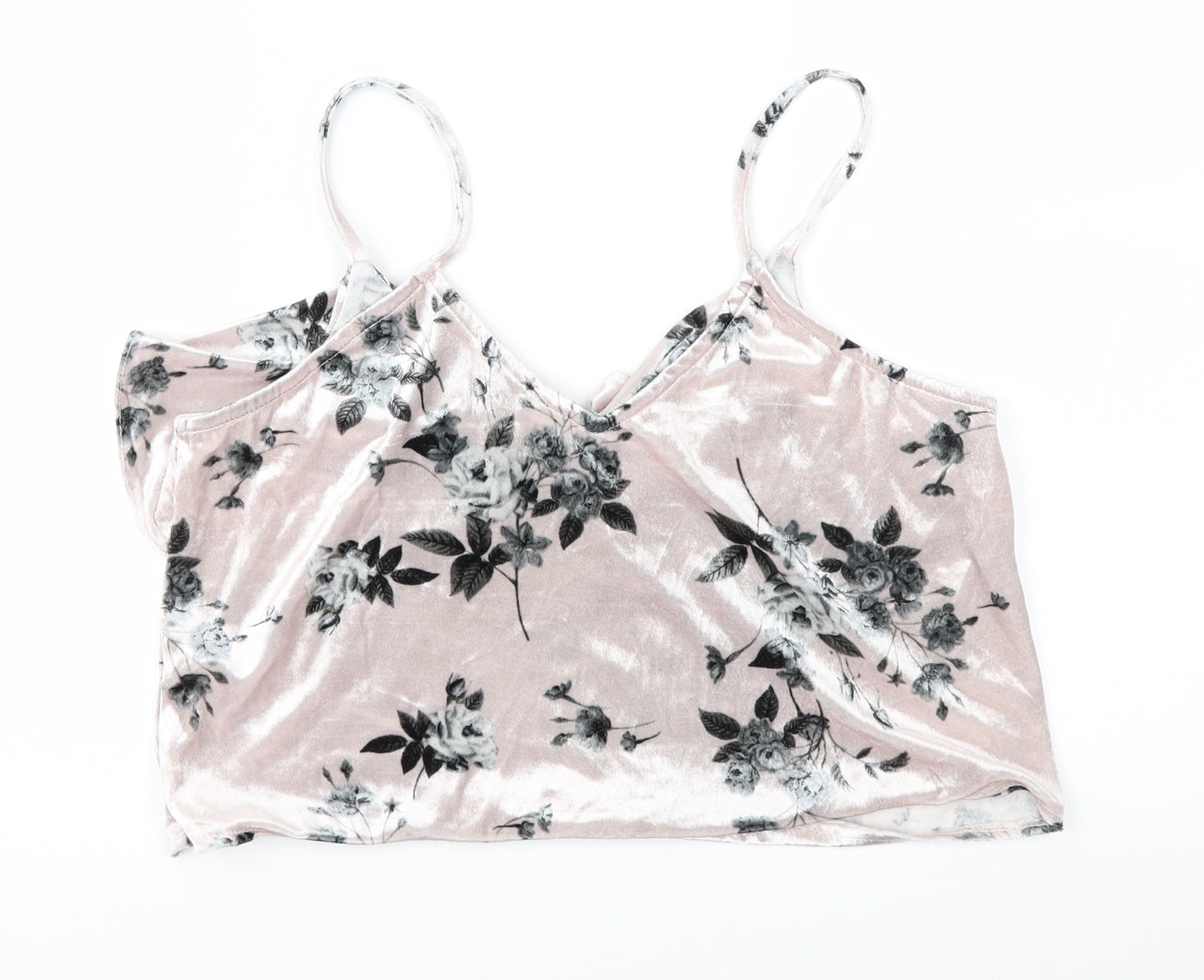 Miss Selfridge Womens Pink Floral  Camisole Blouse Size 10