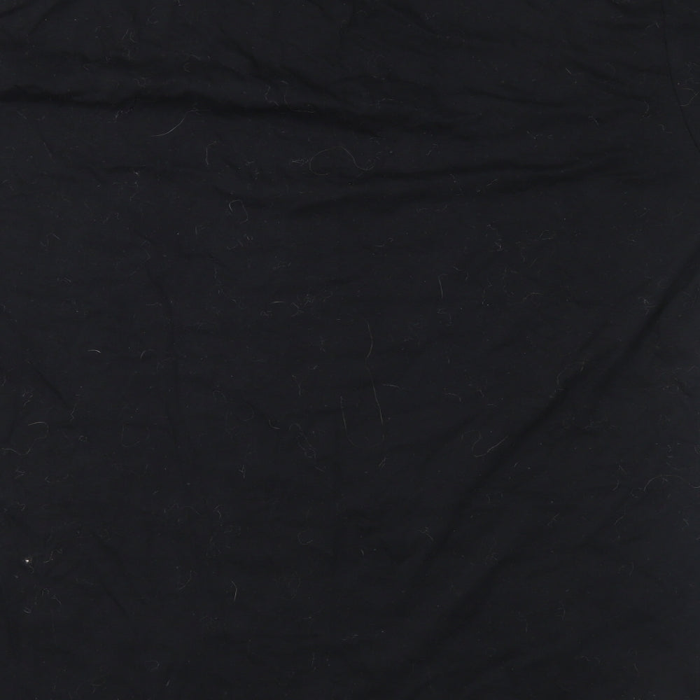 Gildan Mens Black    T-Shirt Size XL