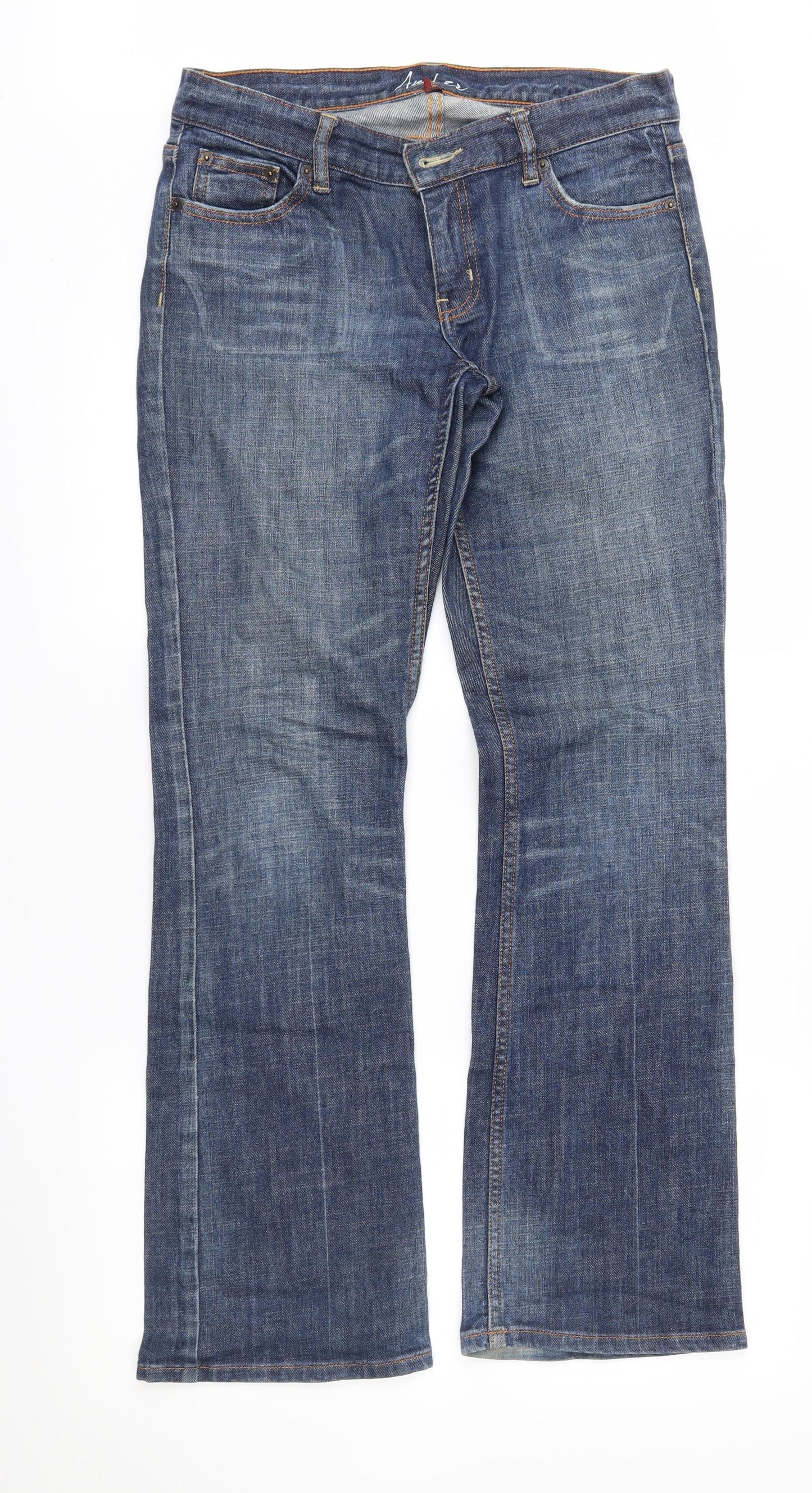 Oasis Womens Blue   Straight Jeans Size 10 L32 in