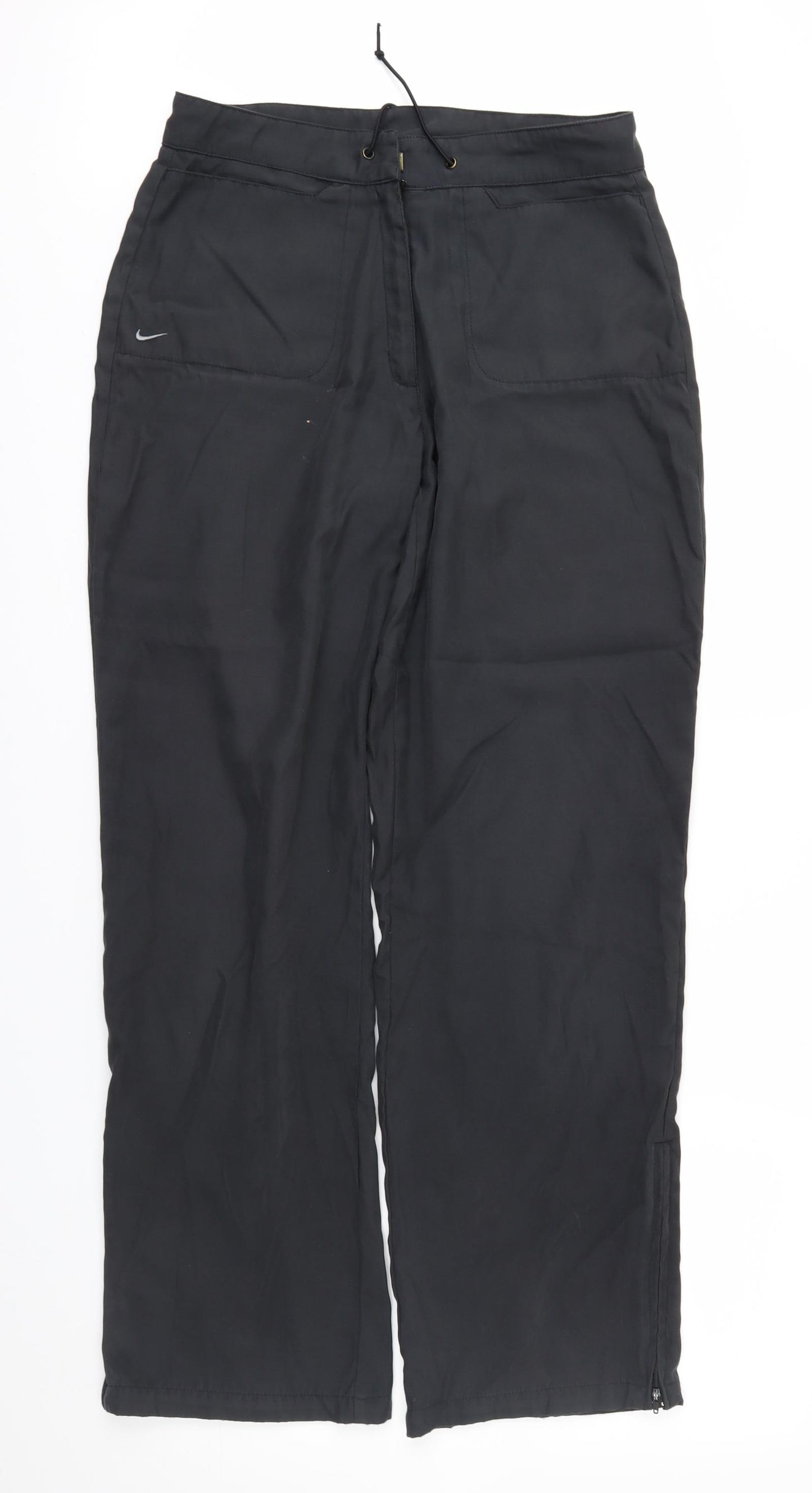 Nike  Womens Grey   Track Pants Trousers Size 12 L31 in