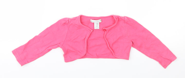 Maggie & Zoe Girls Pink   Cardigan Jumper Size 12-18 Months