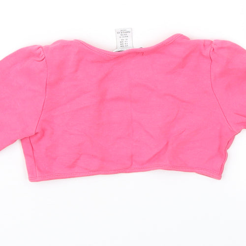 Maggie & Zoe Girls Pink   Cardigan Jumper Size 12-18 Months