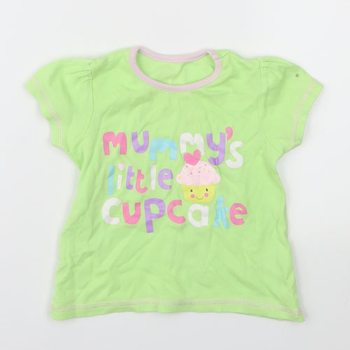 George Baby Green   Basic T-Shirt Size 12-18 Months