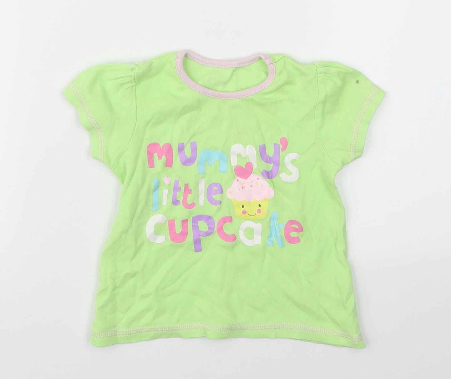 George Baby Green   Basic T-Shirt Size 12-18 Months