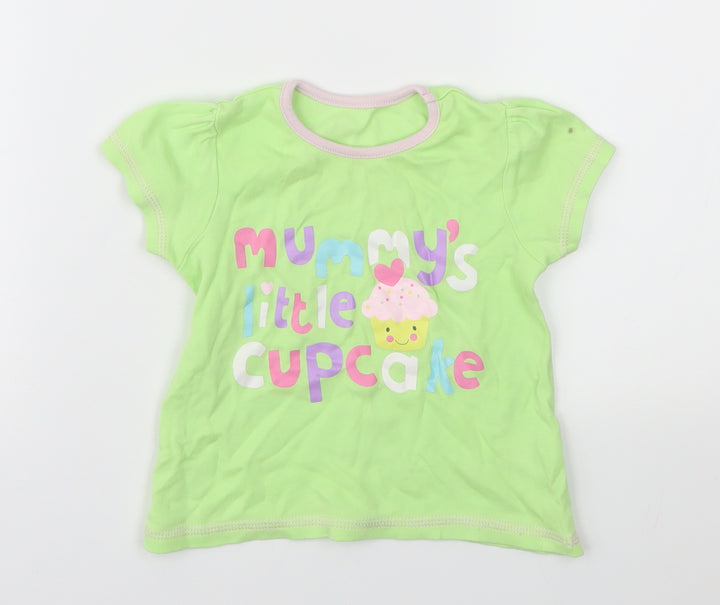George Baby Green   Basic T-Shirt Size 12-18 Months