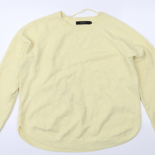 VERO MODA Womens Yellow  Knit Pullover Jumper Size XL