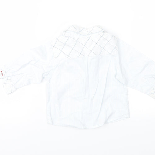 C&A Boys Blue Striped  Basic Button-Up Size 3-6 Months