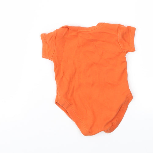 George Boys Orange   Basic T-Shirt Size 0-3 Months