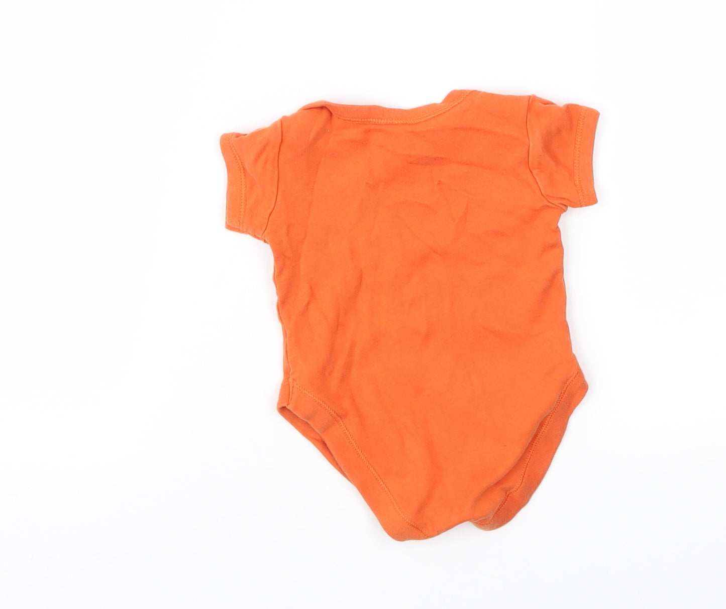 George Boys Orange   Basic T-Shirt Size 0-3 Months