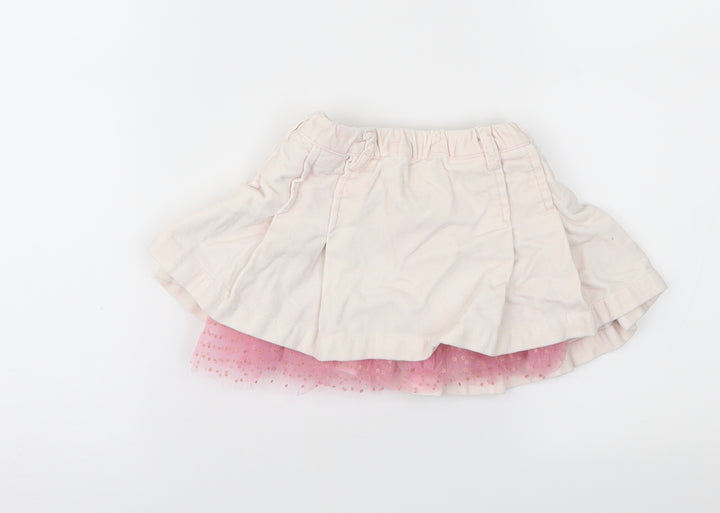 U&E Girls Pink Pleated Skirt Size 12 Months