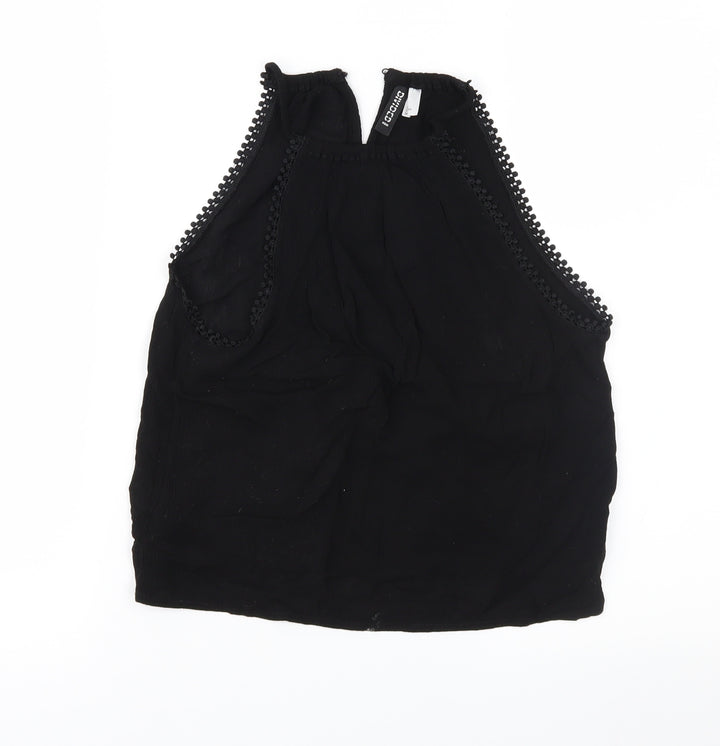 Divided Womens Black Basic Blouse Size 4
