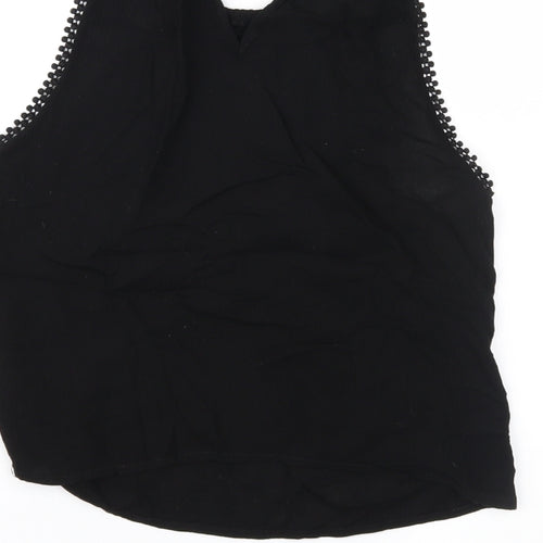 Divided Womens Black   Basic Blouse Size 4