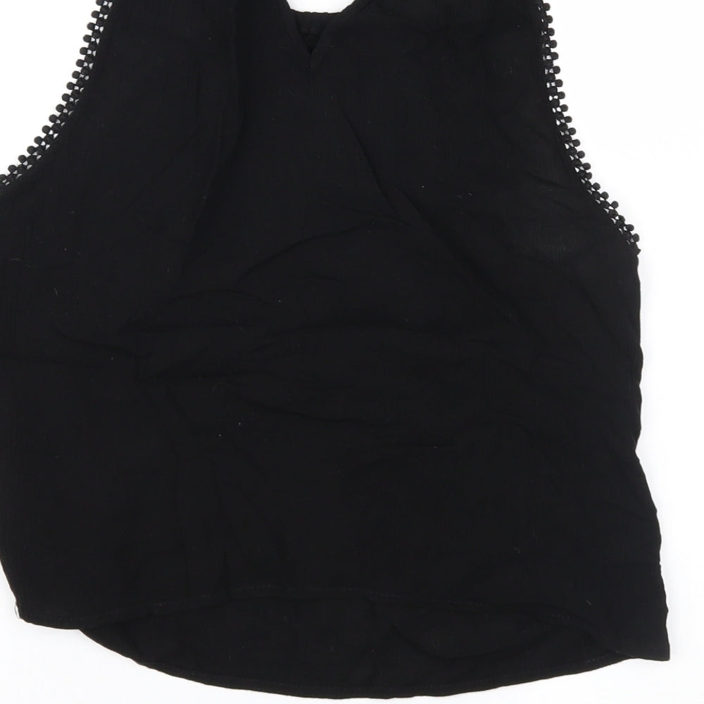 Divided Womens Black   Basic Blouse Size 4