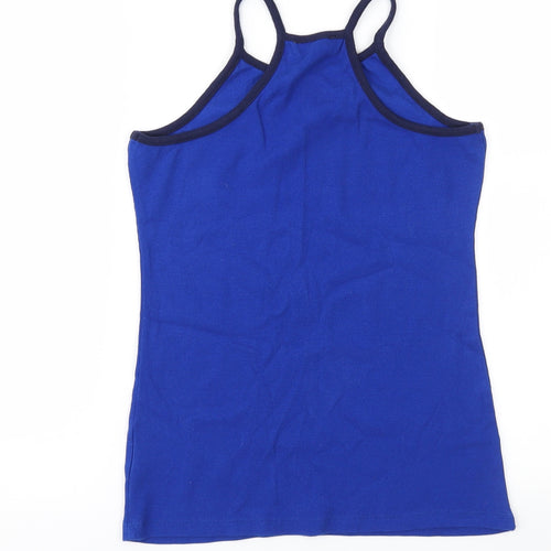 Marks and Spencer Girls Blue   Basic Tank Size 12-13 Years